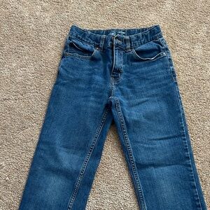 2  Dark Blue Jeans one gap kids and one wonderful condition
